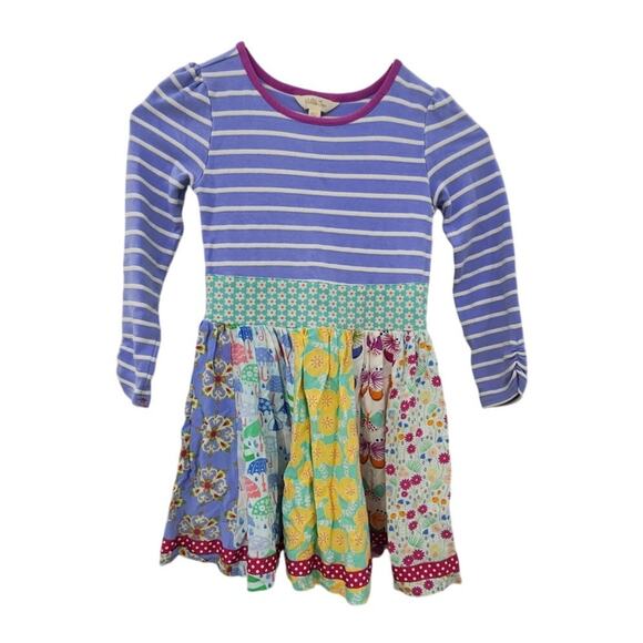 Matilda Jane Girls Dress Size 6 Whatever The Weather Long Sleeve Swing Dress - Picture 1 of 5